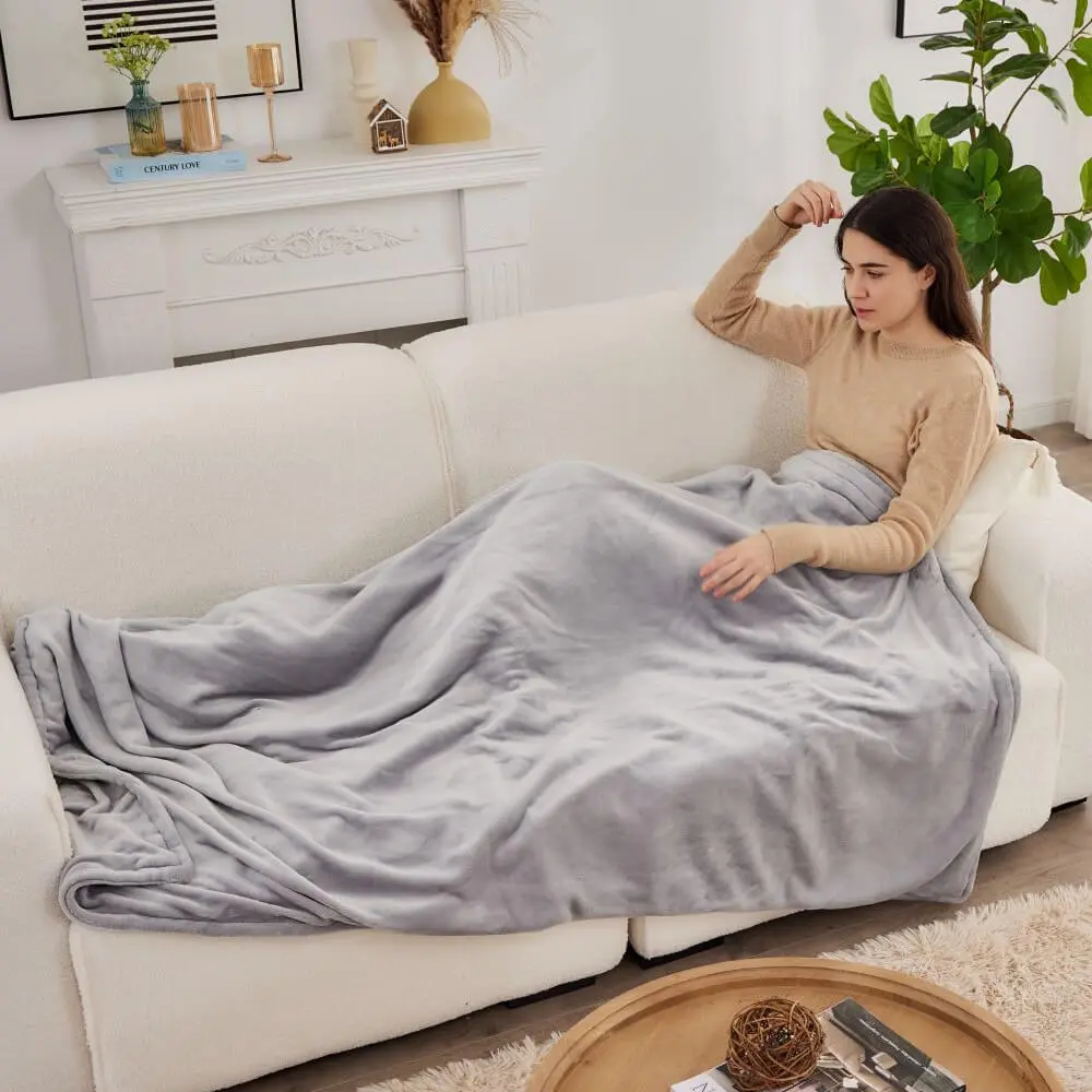 heated throw blanket for sofa electric sofa blankets
